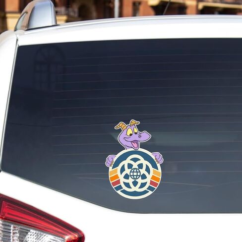 Retro Rainbow Vinyl Sticker – Colorful Bumper Decal for Cars Windows Laptops & More Fun & Bright Decorative Sticker in Saudi Arabia