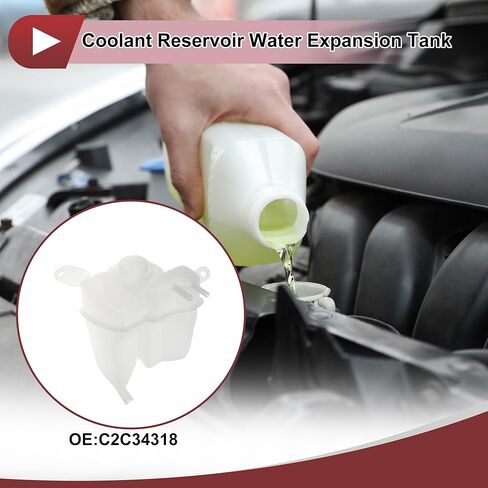 1 Pc Engine Coolant Reservoir Water Expansion Tank for Jaguar S-Type 2000 2001 2002 3.0L 4.0L Coolant Radiator Reservoir Bottle No.C2C34318 in Saudi Arabia