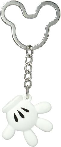 Disney Mickey Icon Ball Hand Key Ring,Multi-colored,3", White in Saudi Arabia