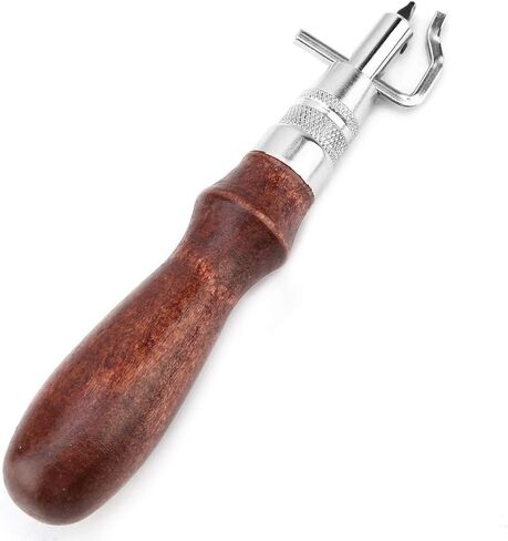 Alloy Steel Edge Beveler, Comfortable Hand Feeling, 5 Types Available for Leather Thickness 0.4-4.5mm, Leatherworking Tool for Craftsmen, DIY Enthusiasts, Professional Makers, Hobb in Saudi Arabia