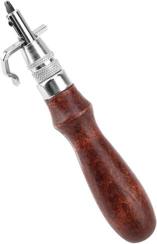 Alloy Steel Edge Beveler, Comfortable Hand Feeling, 5 Types Available for Leather Thickness 0.4-4.5mm, Leatherworking Tool for Craftsmen, DIY Enthusiasts, Professional Makers, Hobb in Saudi Arabia