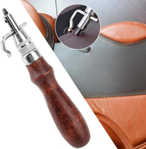 Alloy Steel Edge Beveler, Comfortable Hand Feeling, 5 Types Available for Leather Thickness 0.4-4.5mm, Leatherworking Tool for Craftsmen, DIY Enthusiasts, Professional Makers, Hobb in Saudi Arabia