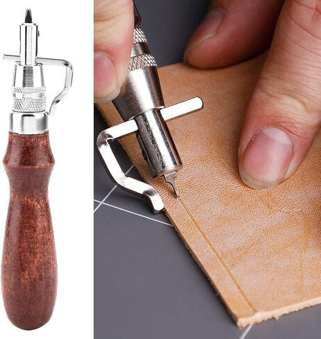 Alloy Steel Edge Beveler, Comfortable Hand Feeling, 5 Types Available for Leather Thickness 0.4-4.5mm, Leatherworking Tool for Craftsmen, DIY Enthusiasts, Professional Makers, Hobb in Saudi Arabia