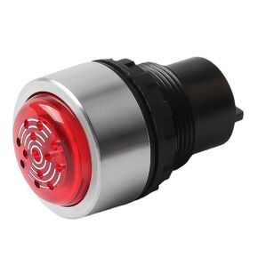 طنان مقاوم للانفجار 8030 من الفولاذ المقاوم للصدأ 30 مم فتحة AC220V380vDC24v صوت أحمر وضوء إنذار (MetalHead24V-36V) in Kuwait