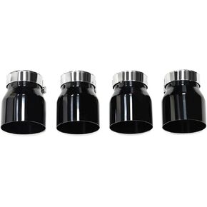 4 Pcs Lot Stainless Steel Exhaust Tips Compatible For BMW F87 M2 F80 M3 F82 F83 M4 Direct Plug Exhaust Tip Muffler Tip Tailpipe Nozzle(Rear Bumper B) in Saudi Arabia