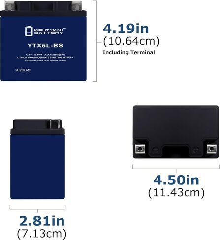بطارية مايتي ماكس YTX5L-BS استبدال بطارية الليثيوم لليخوت CT5L-BS in Saudi Arabia