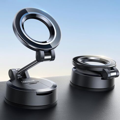 Lamicall for Magsafe Car Mount [70LBS أقوى شفط ومغناطيس فائق] حامل هاتف لسيارتك، حامل هاتف بكوب شفط قابل للتعديل 360 درجة للوحة القيادة والشاحنة الأمامية يناسب هاتف iPhone 17 الذكي in Saudi Arabia