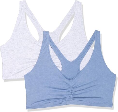 حمالة صدر نسائية Hanes X-Temp لاسلكية، حمالة صدر بلوفر مطاطية، حمالة صدر منخفضة التأثير Racerback، قطعتان in Kuwait