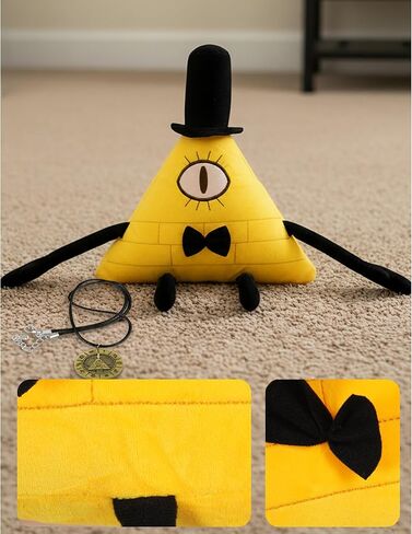 لعبة Bill Cipher القطيفة مع قلادة، لعبة أزياء الجاذبية، مجموعة هدايا للمعجبين، الهالوين/عيد الميلاد in Saudi Arabia