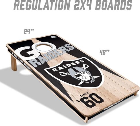 YouTheFan NFL Los Angeles Chargers 2’ x 4’ Cornhole Game in Saudi Arabia