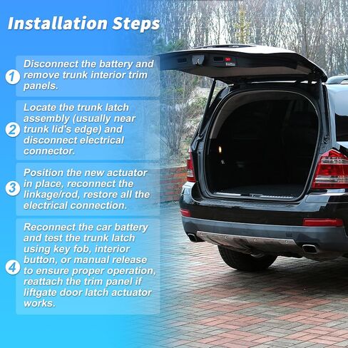 Tailgate Lock Assembly for Honda HR-V 2016-2021 Car Rear Trunk Lock Actuator No.74800T7YK01/74800T7AJ02 Liftgate Door Lock Actuator Hatch Lock Mechanism Boot Release Actuator in Saudi Arabia