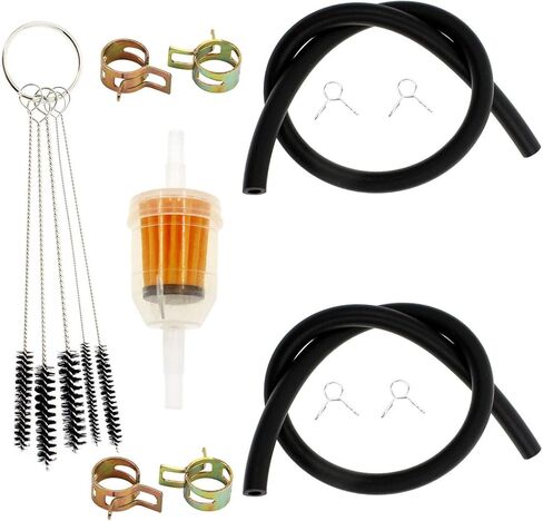 1/4 Inch Fuel Line Gas Filter Compatible with Yamaha G2 G5 G8 G9 G11 G14 G16 G17 G18 G19 G20 G21 G22 G27 G29 TH16 TH18 TH520 TH575 EH12 EH65 EH72 EX13 Decks Club Car Lawn Mower Tractor Gator in Saudi Arabia