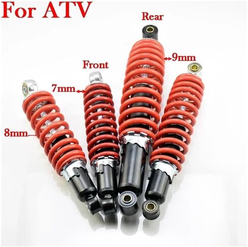 250mm 285mm 325mm / 305mm / 350mm Front Rear Shock Absorber Spring for 50cc 110cc 125cc 250CC ATV Go Kart Buggy Pit Dirt Bike(R 285mm 9mm) in Saudi Arabia