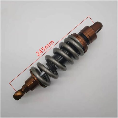 1 PCS 12mm Spring 245mm/265mm/285mm/305mm/325mm Motorcycle Shock Absorber Fit for K-WASAKI ER6N ER-6N(Yellow 365mm) in Saudi Arabia