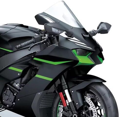 لكاواساكي نينجا ZX-10RR ZX-10R 2021 2022 2023 2024 2025 ZX 10RR 10R ZX10RR ZX10R الزجاج هدية دراجة نارية الزجاج الأمامي (الدخان) in Kuwait