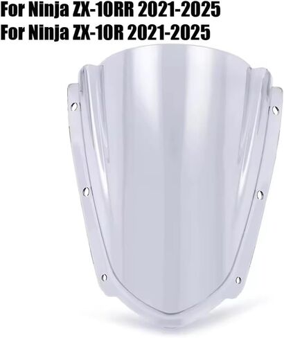 لكاواساكي نينجا ZX-10RR ZX-10R 2021 2022 2023 2024 2025 ZX 10RR 10R ZX10RR ZX10R الزجاج هدية دراجة نارية الزجاج الأمامي (الدخان) in Kuwait
