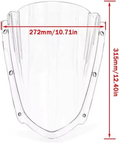 لكاواساكي نينجا ZX-10RR ZX-10R 2021 2022 2023 2024 2025 ZX 10RR 10R ZX10RR ZX10R الزجاج هدية دراجة نارية الزجاج الأمامي (الدخان) in Kuwait