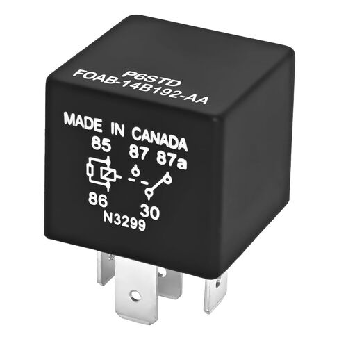 مرحل السيارة P6SDT FOAB-14B192-AA (حزمة من 4) - عالي الأداء 40A 12VDC 5-Pin F0AB-14B192-AA لأنظمة Ford الكهربائية in Saudi Arabia