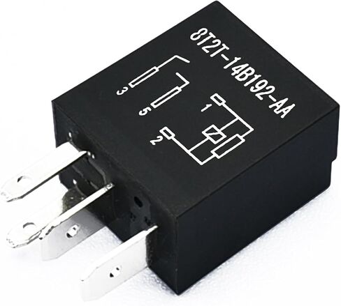 8T2T14B192Aa 8T2T-14B192-Aa 12 Pcs 4 Pin Multi Purpose Relay Fit for Ford F150 F250 F-350 F-450 F-550 F150 F250 F350 F450 F550 Super Duty Fusion Expedition in Saudi Arabia