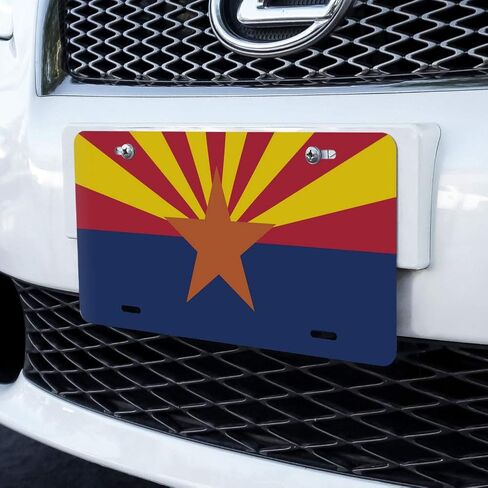 GRAPHICS & MORE Arizona State Flag Novelty Metal Vanity License Tag Plate in Saudi Arabia