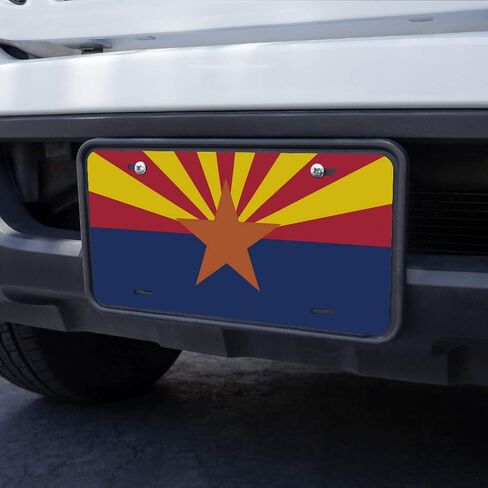 GRAPHICS & MORE Arizona State Flag Novelty Metal Vanity License Tag Plate in Saudi Arabia