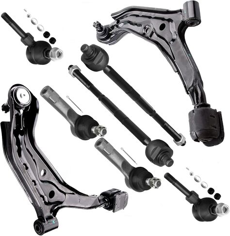SCITOO 8pcs Front Lower Control Arm Ball Joints Kit Fit 1995-1999 For Nissan Sentra For Nissan 200SX Sway Bar Links Tie Rod Ends Suspension Kit in Saudi Arabia