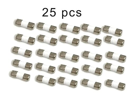 (25Pcs) 8A, F8A, 8A250V, F8A250V, Mini Fuse, F8A 250V, Fast-Blow Mini Ceramic Fuse 3.6 * 10mm (0.14 * 0.39in) in Saudi Arabia