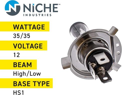 NICHE HS1 المصباح الأمامي لـ 2006-2019 بولاريس سبورتسمان 500 800 ياماها جريزلي 700 سوزوكي كينج رباعية 750 in Kuwait