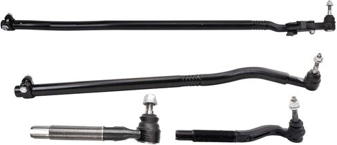 TRQ Front Steering Kit Drag Link Tie Rod Compatible with 2020-2023 Jeep Gladiator 2018-2023 Wrangler in Saudi Arabia