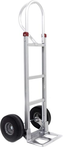 Dutro Aluminum Hand Truck Loop Handle 500 lb Capacity with Heavy Duty 10 Inch Flat Free Steel Rim Polyurethane Wheels in Saudi Arabia