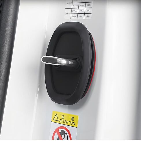4-Pack Silicone Door Lock Protector Covers for Cars, Shock Absorbing and Collision Prevention Pads for Door Locks, Universal Fit in Saudi Arabia
