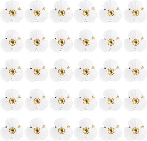 uxcell 30Pcs Flower Shaped Shank Buttons, 11mm Plastic Flower Shank Sewing Buttons Decorative Sewing Fasteners for Clothing Shirts Skirts Dresses Blouse Decorations DIY Crafts, Orange in Saudi Arabia
