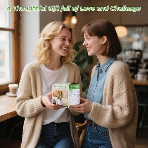 3D Puzzle Vase, 96 Unique Succulent Flower Vase Puzzle Pieces for Adults, Curved Plastic Vase Exquisite Decorative Gift for Flower Arrangements and Home Decoration,Crafts for Adults (Various Flowers) in Kuwait