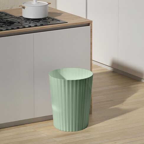 Small Platic 2 Gallon Trash Can - Compact Wastebin for Bathroom, Kitchen, Office, Home Use - Purple in Saudi Arabia
