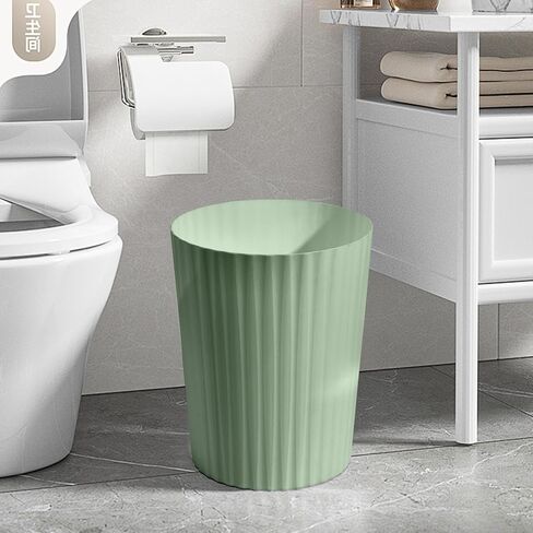 Small Platic 2 Gallon Trash Can - Compact Wastebin for Bathroom, Kitchen, Office, Home Use - Purple in Saudi Arabia