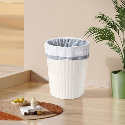 Small Platic 2 Gallon Trash Can - Compact Wastebin for Bathroom, Kitchen, Office, Home Use - Purple in Saudi Arabia