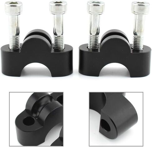 for Honda CB1100 RS CB1100EX MSX125 Black Motor Handle Bar Riser Mounting Clamp in Saudi Arabia