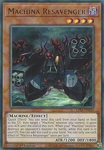 Machina Resavenger - LDS1-EN119 - Ultra Rare - 1st Edition in Saudi Arabia