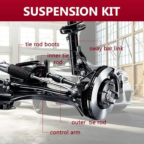 قطعتان من ذراع التحكم السفلي الأيمن والأيسر مع استبدال مفصل كروي لـ 2012-2022 كرايسلر 300، 2017-2022 دودج تشالنجر، 2013-2022 دودج تشارجر AWD in Kuwait