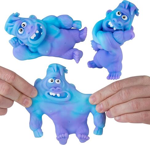 ORB Funkee Monkee Squishy Monkey Mega Hunkee 3 Pack - Stretchy Hunky Funky Monkey Squishy Toys - Squishy Gorilla, Splat Monkey Stress Toys - Funny Collectible Fidget Toys and Gifts for Kids and Adults in Saudi Arabia