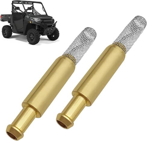 7052037 7052081 شاشة شبكية لمرشح الوقود داخل الخزان مقاس 1/4 بوصة تناسب Polaris Trail، Bearcat 2000 440، Arctic Cat Z 370 440 570، ZR 440 500، Sabercat 500 600 2004، مصفاة خزان الغاز عربات الثلوج قطعتان in Saudi Arabia