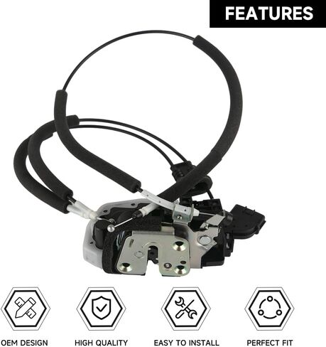 Front Right Passenger Side Power Door Lock Actuator Motor with Cable - Compatible for Nissan Murano 2009-2014 - Replace Part 805001AA0A in Saudi Arabia