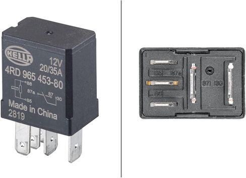 HELLA 965453801 Relay, Main Current - 12V - 5-pin Connector in Saudi Arabia