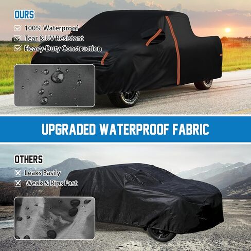 Waterproof Truck Cover Custom Fit for Ford F-150 1997–2025, All-Weather Outdoor Pickup Cover with Zipper Door & Windproof Straps – Fits Trucks up to 242" with 5.5ft, 6.5ft & 8ft Beds in Saudi Arabia