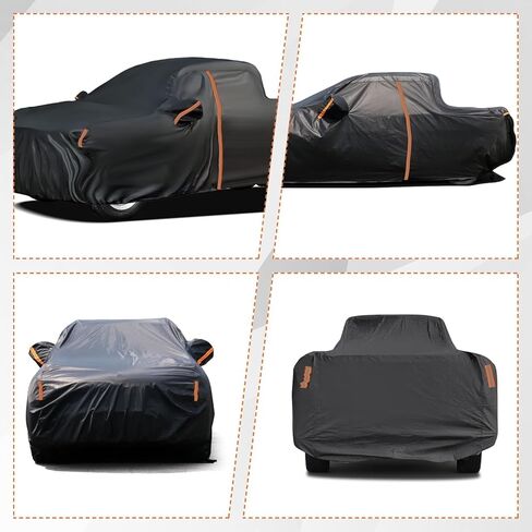 Waterproof Truck Cover Custom Fit for Ford F-150 1997–2025, All-Weather Outdoor Pickup Cover with Zipper Door & Windproof Straps – Fits Trucks up to 242" with 5.5ft, 6.5ft & 8ft Beds in Saudi Arabia