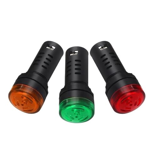 طنان مقاوم للماء FXB16-22SM صوت متقطع IP65 أحمر 220 فولت صوت LED وضوء وامض طنان (FXB16-22SM (W) أصفر AC380V) in Saudi Arabia