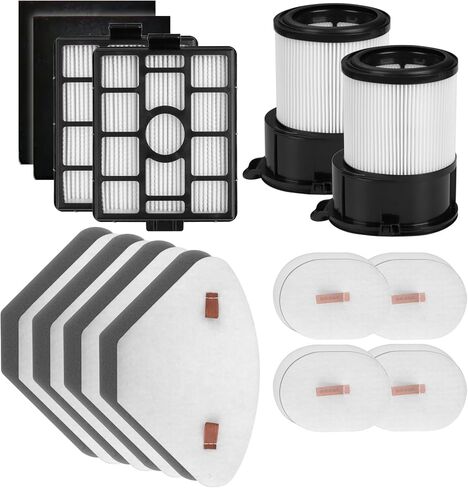 فلتر بديل YUEFENG لمكنسة Shark Detect Pro Max المستقيمة AZ4000 AZ4002 AZ4000C - 2 عبوة من مرشحات HEPA + 4 عبوات من الإسفنج واللباد in Kuwait
