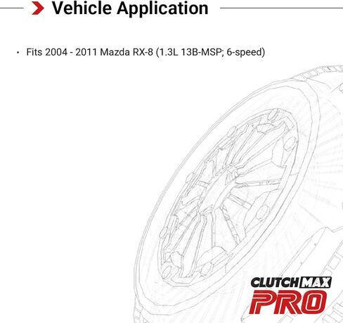 CMP Stage 3 Race Clutch Kit with Chromoly Flywheel with Counter Weight Balance Fits 2004 2005 2006 2007 2008 2009 2010 2011 RX-8 1.3L 13B-MSP 6-speed in Saudi Arabia