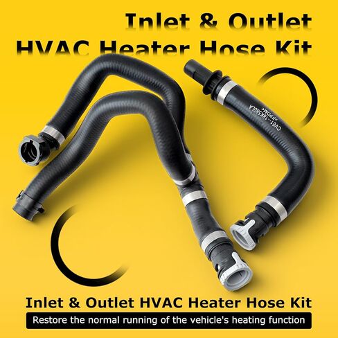 CV6Z-18472-T CV6Z-18472-W Inlet & Outlet HVAC Heater Hose Kit Replacement for Ford Escape 2013 2014 2015 2016 2017 2018 2019 for Lincoln MKC 2017 2018 2019, Replace KH-655 Water Heater Hose in Saudi Arabia