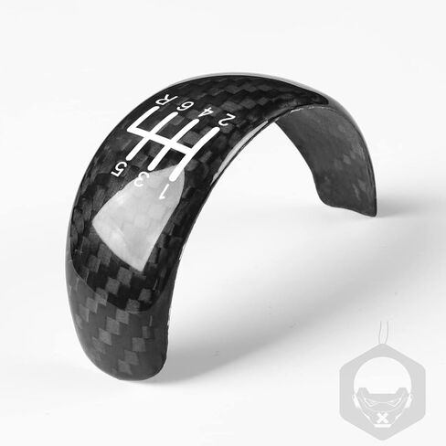 Upgrade Carbon Fiber Compatible with Nissan 370Z 2009-2018 Gear Shifting knob Cover 1Pcs in Saudi Arabia